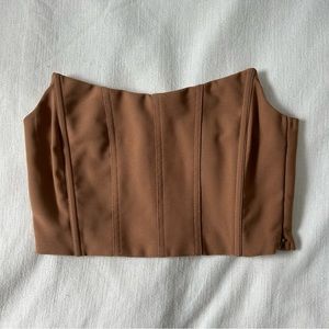 Tiger mist corset top